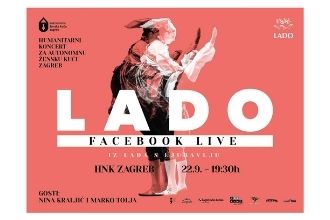 Humanitarni koncert Ansambla LADO za Autonomnu žensku kuću Zagreb pratite uživo i putem Facebooka